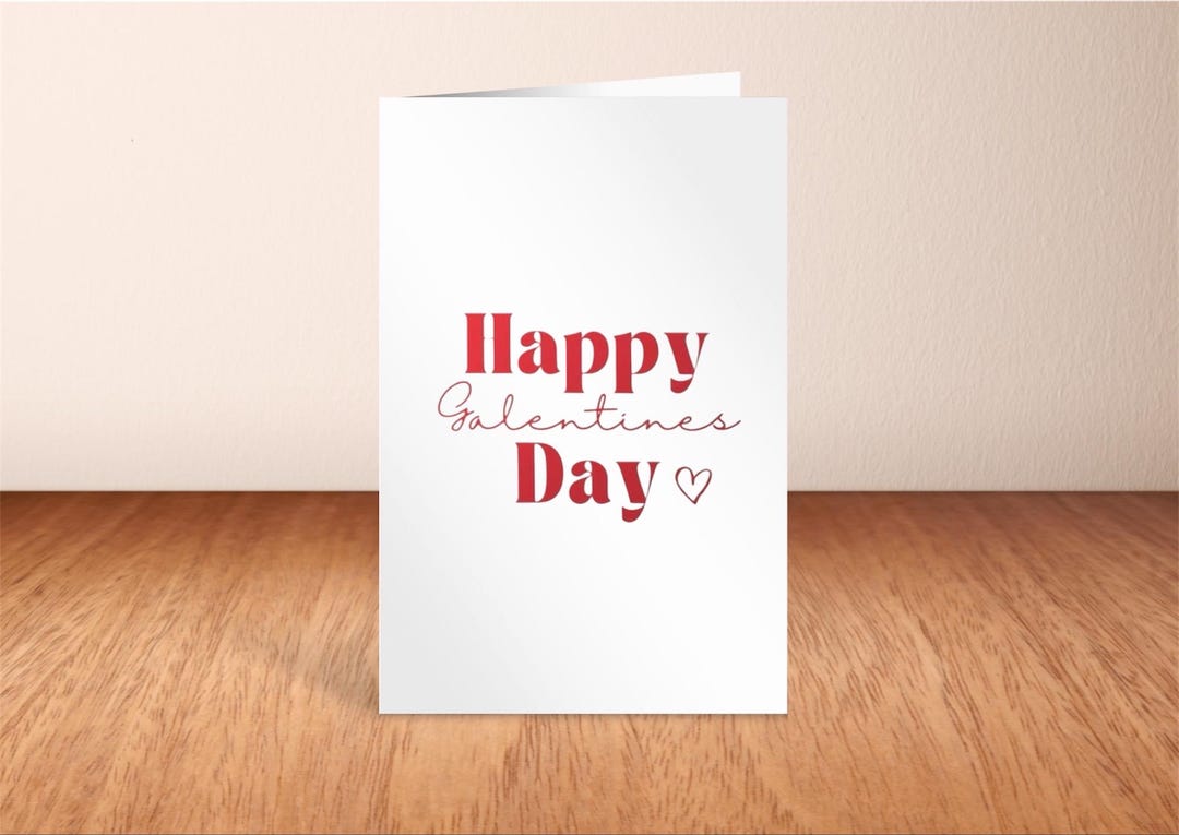Happy Galentines Day Card, Cards for Galentines, Card for Best Friend ...