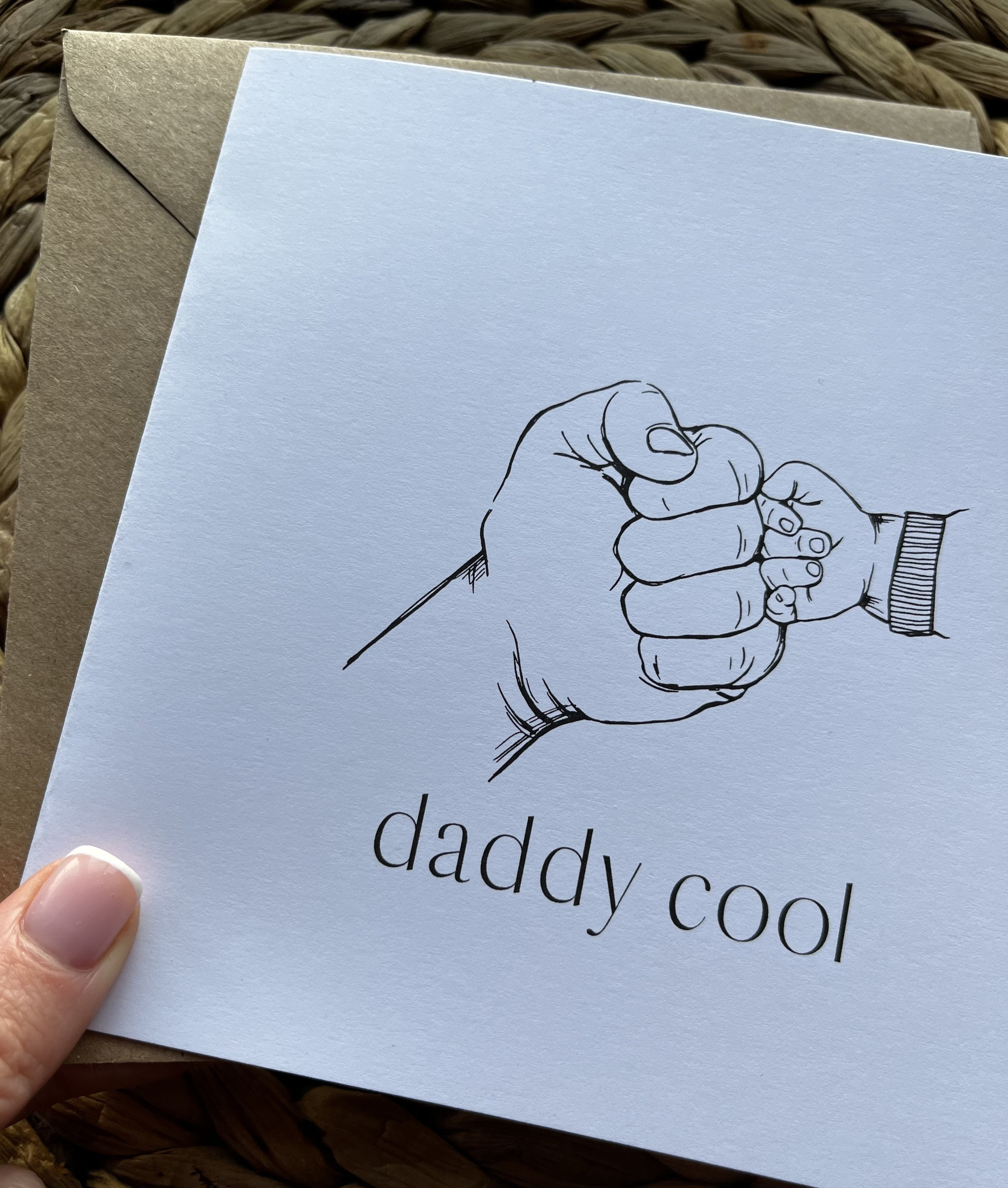 Daddy Cool Card, Birthday Card for Daddy, Card From Child, Father's Day ...
