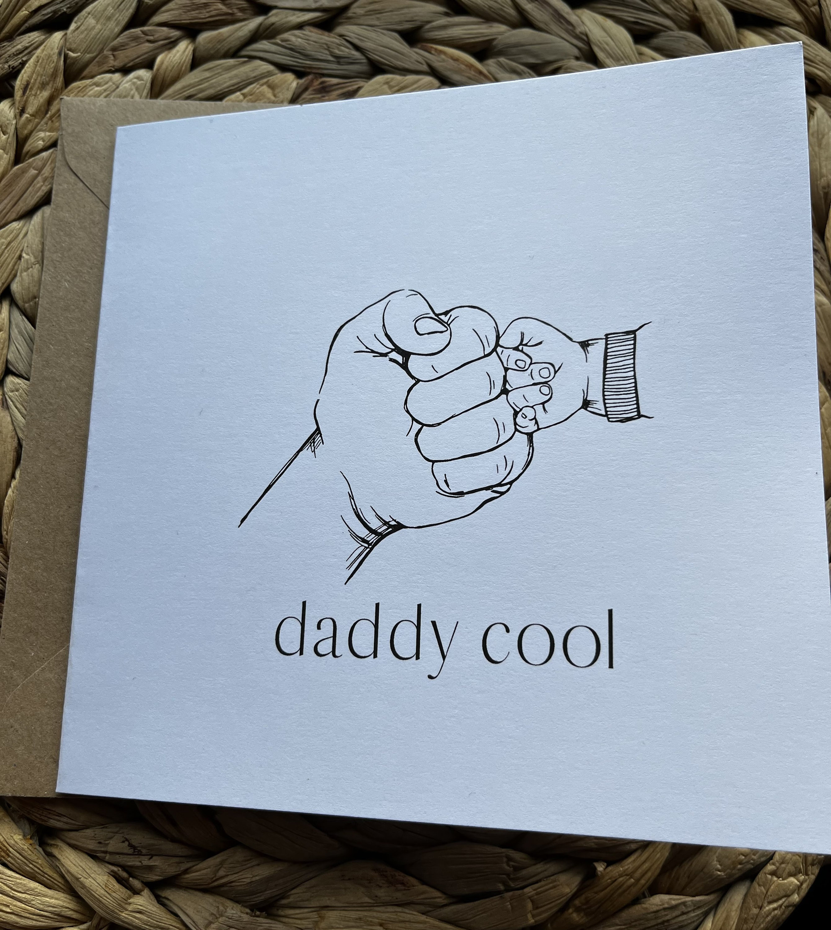 Daddy Cool Card, Birthday Card for Daddy, Card From Child, Father's Day ...