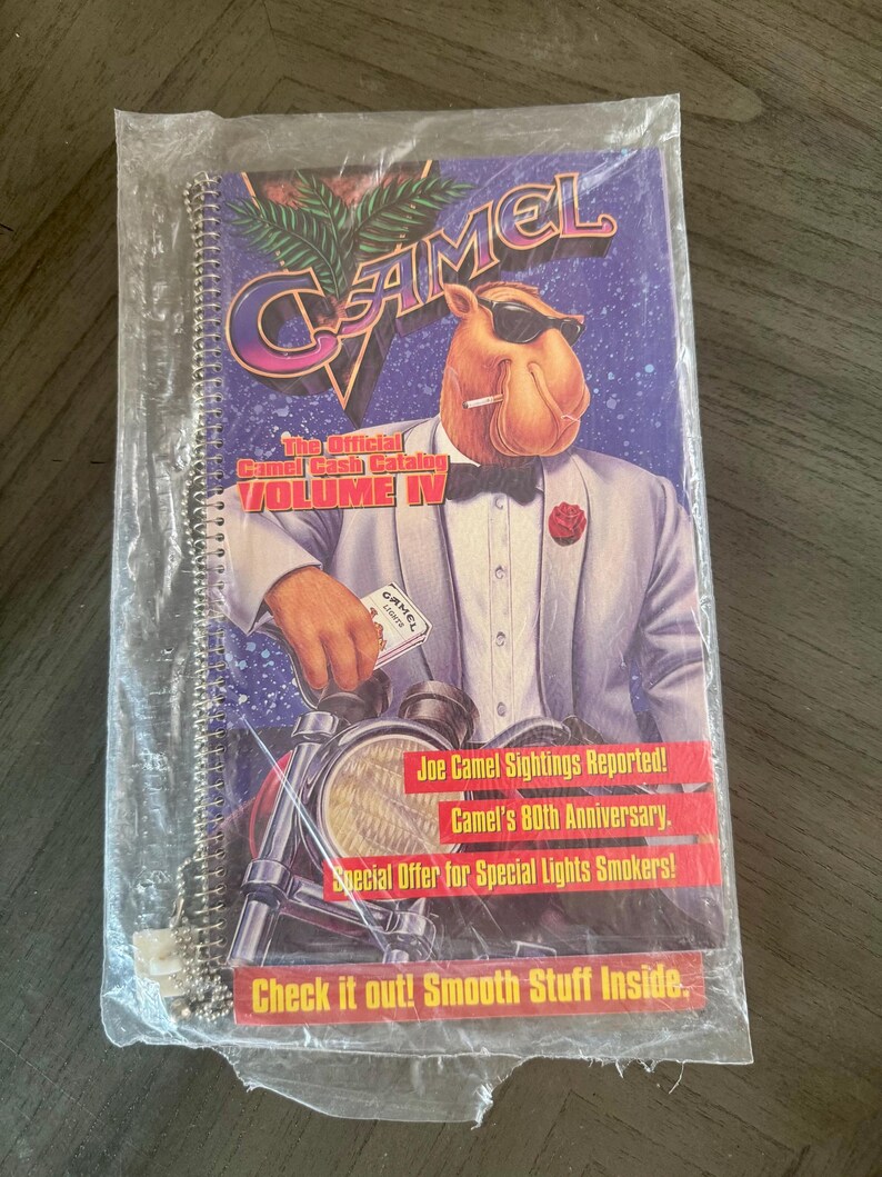 Camel Cash Catalog Joe Camel Collectible, Volume 4, 1993 Etsy