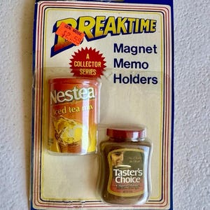 Vintage set of Arjon &quot;Breaktime&quot; Magnet