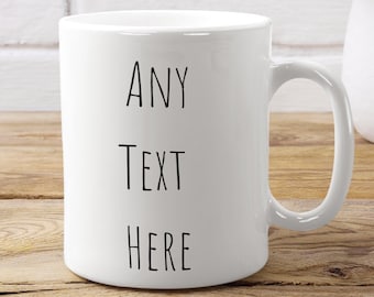 Mug texte personnalisé, mug drôle, cadeau devis personnalisé, mug texte personnalisé, mug personnalisé, cadeau d'anniversaire, cadeau de fête des pères, livraison gratuite