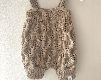 Knitting instructions | Baby Romper Muessa | oversized