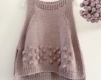 Instrucciones de tejido Babyvest_pello - Patrón solo en alemán