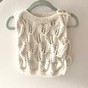 Knitting instructions | Muessababyvest - Pattern only in German language