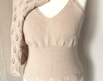 Knitting instructions #muessatop summer top