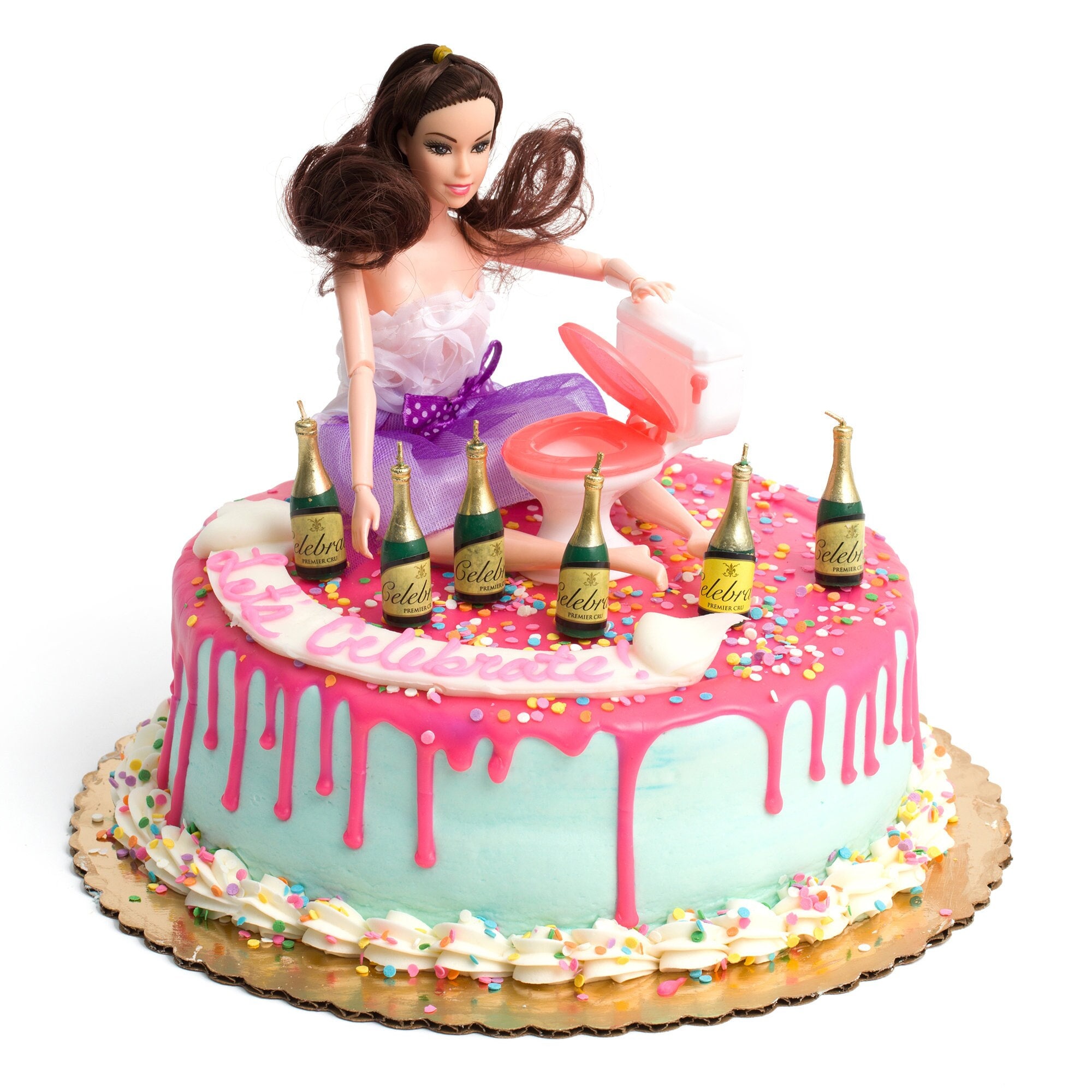 Barbie Movie Cake with FREE Printable Decorations ⋆ Sprinkle Some Fun