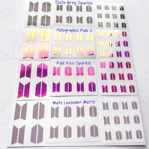 BTS Logo Mini Vinyl Decals - Sticker Pack Vers.3