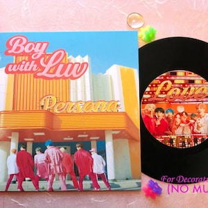 BTS Boy With Luv Vinyl 7&quot; - For Decoration Only
