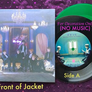 BTS "Blood Sweat & Tears" Vinyl 7" - For Decoration Only image 2