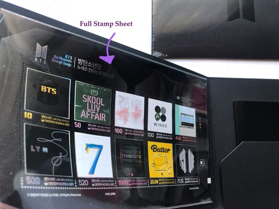 2セット BTS 10周年 記念切手【Stamp full packet】新品
