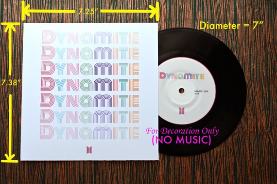 BTS BE Dynamite Life Goes On Vinyl 7 and Jacket - Etsy 日本