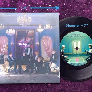 BTS "Blood Sweat & Tears" Vinyl 7" - For Decoration Only image 8