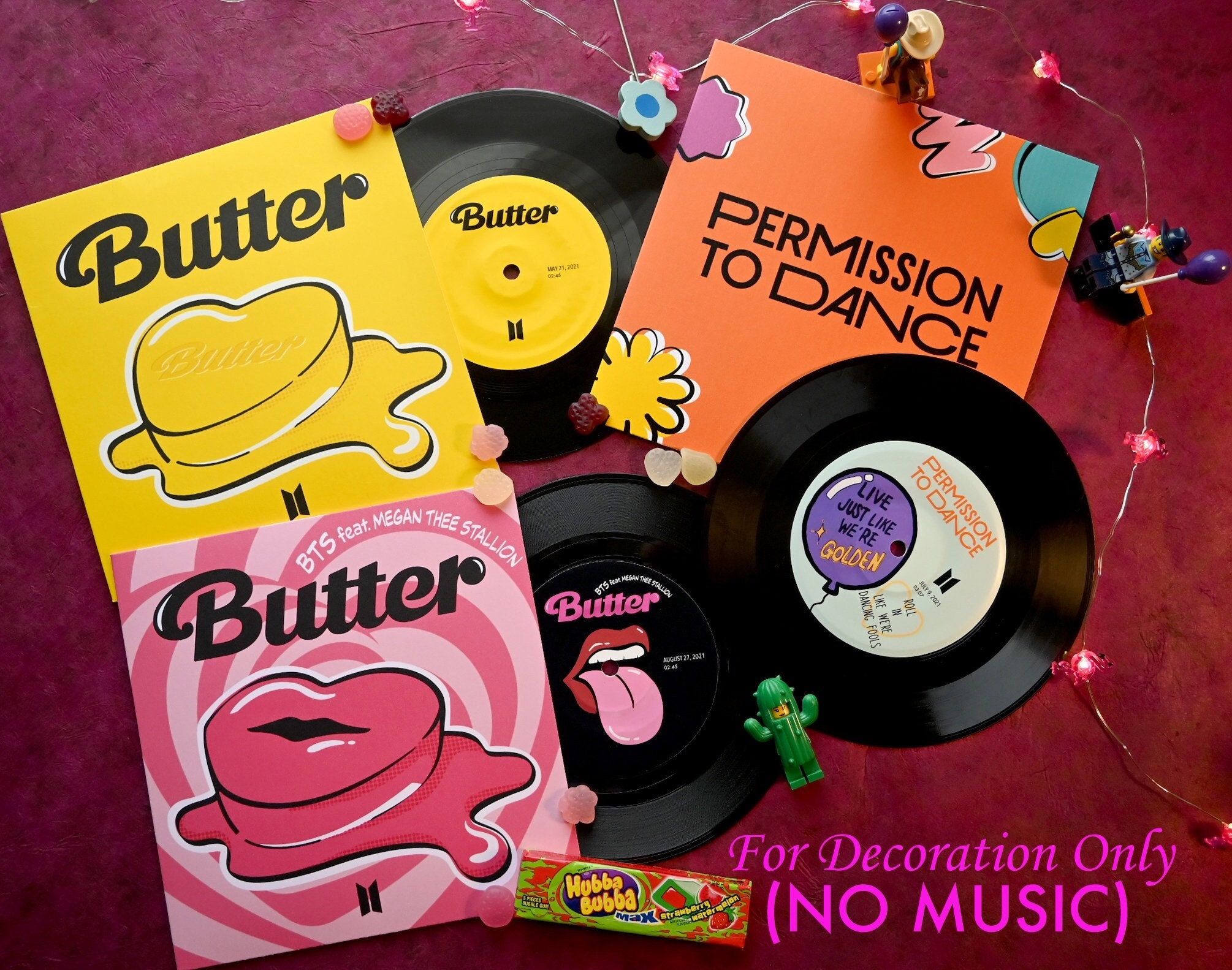 BTS Butter | BTS X Megan| Permission to Dance Vinyl 7