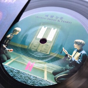 BTS "Blood Sweat & Tears" Vinyl 7" - For Decoration Only image 6