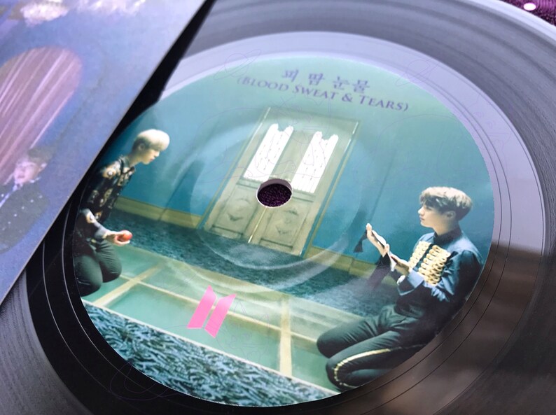 BTS "Blood Sweat & Tears" Vinyl 7" - For Decoration Only image 6