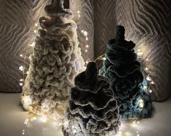 Crochet pattern "Christmas tree", PDF instruction with photos
