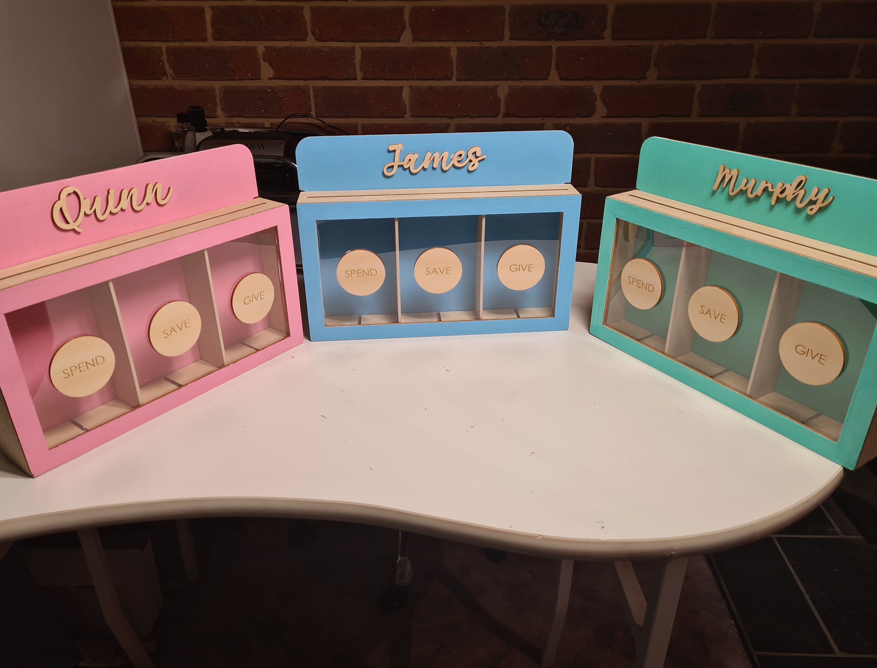 Spend Save Give Money Box Etsy Australia