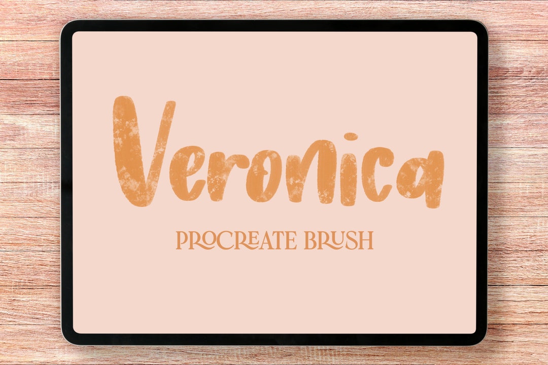 Veronica Calligraphy Brush, Digital Brush, Instant Download, Lettering ...