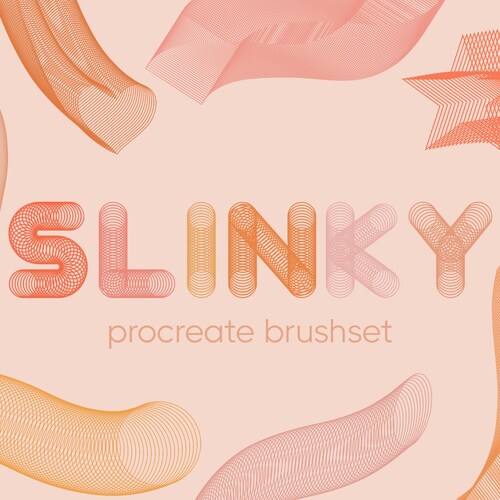 Multi Line Procreate Brushset Digital Download Instant Etsy