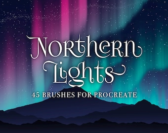 Northern Lights Procreate Brushes & Stamps