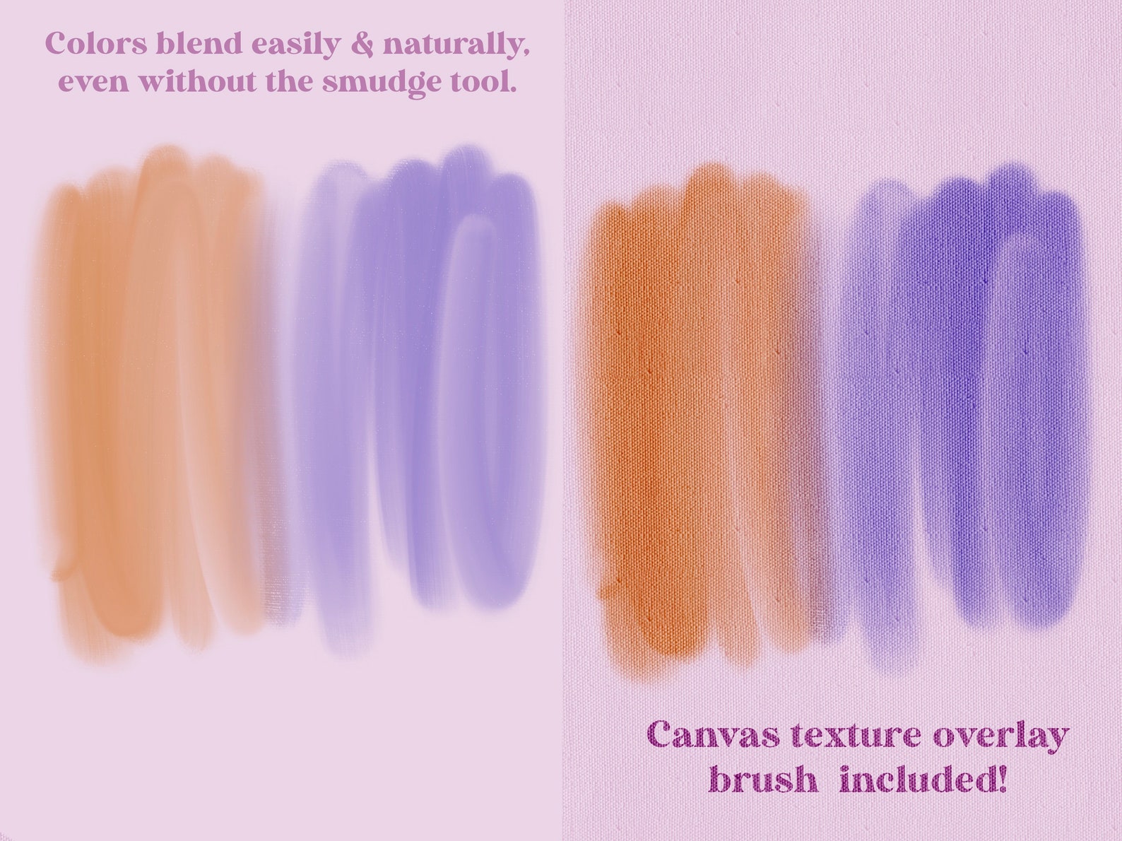 Easy Oils Brush Pack for Procreate Digital Brush Instant Etsy