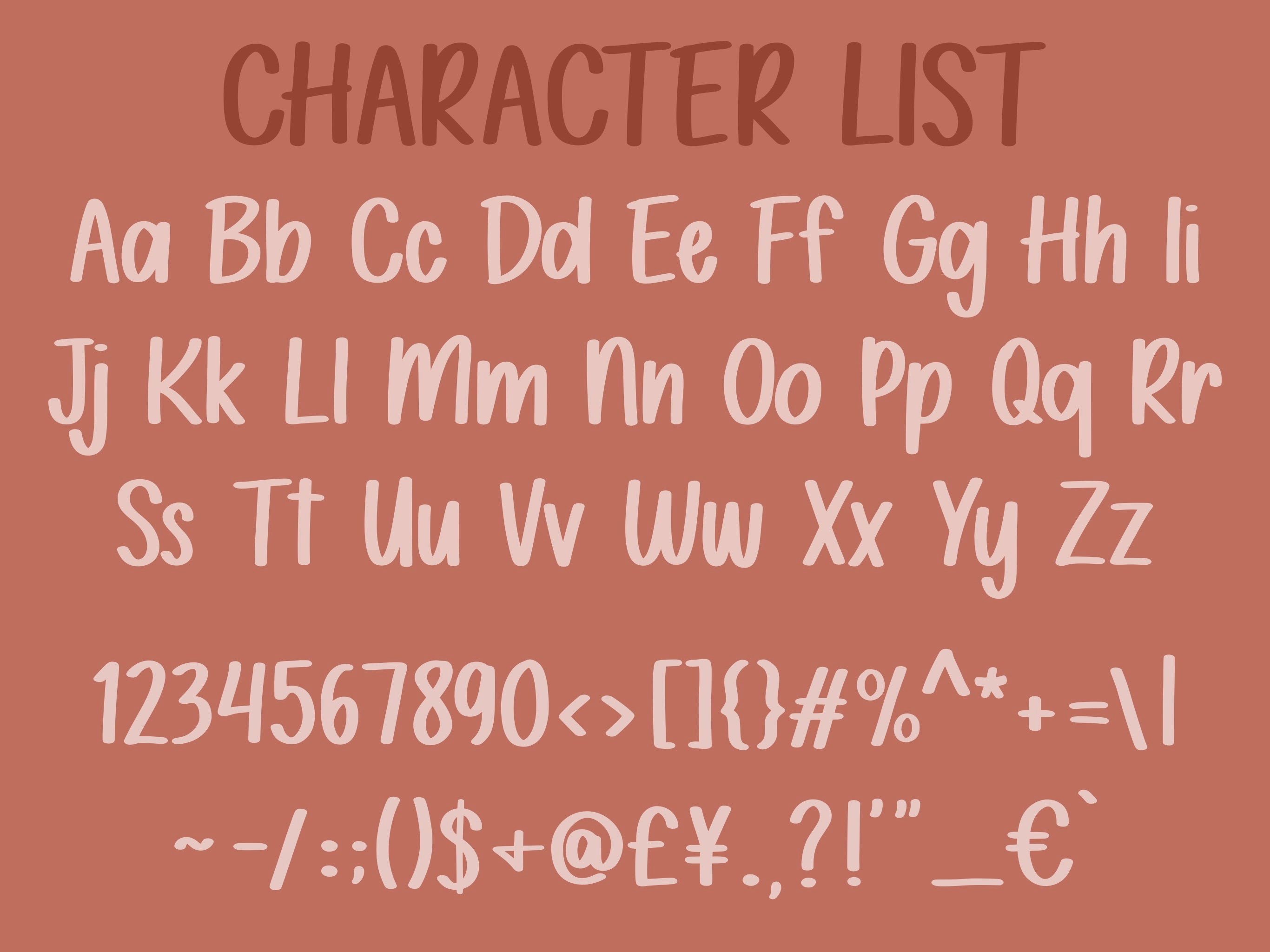 Sticky Note Font Hand Drawn Font Handwritten Font Instant - Etsy