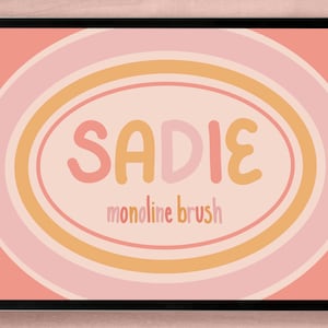 Sadie Procreate Brush, Digital Brush, Instant Download