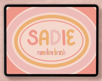 Sadie Procreate-penseel, digitaal penseel, direct downloaden