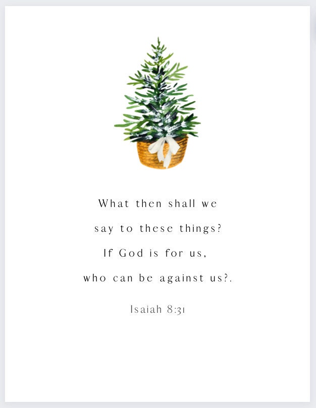 Scripture Watercolor Ice WINTER | Scripture Card Set - Watercolor Illustrated Pack - Etsy