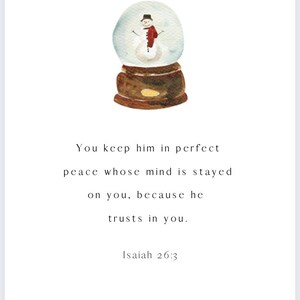 Scripture Watercolor Ice WINTER | Scripture Card Set - Watercolor Illustrated Pack - Etsy