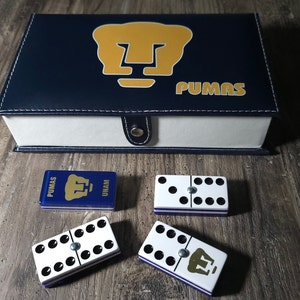 Pumas Domino Jumbo, Corona Extra, Domino, Dominosteine, Domino-set, Domino-Set, Doppelsechs-Domino, Futbol, Pumas, Spielkarten