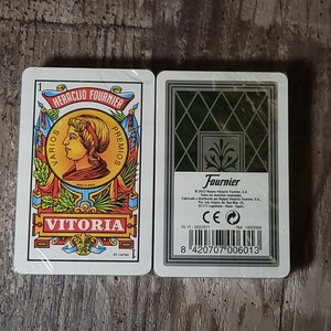 Fournier Nr. 27, 40 Spanische Karten Grün (40 Karten), Tarot, Baraja Española, Spielkarten