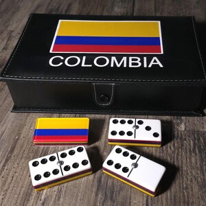 Domino Colombia Jumbo, Jumbodominostenen, domino, dominostenen, dominoset, dominoset, dubbele zes dominostenen, speelkaarten