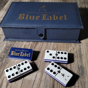 Johnnie Walker Blue Label, Jumbo dominoes, domino, dominoes, domino set, dominoes set, double six dominoes, Playing Cards