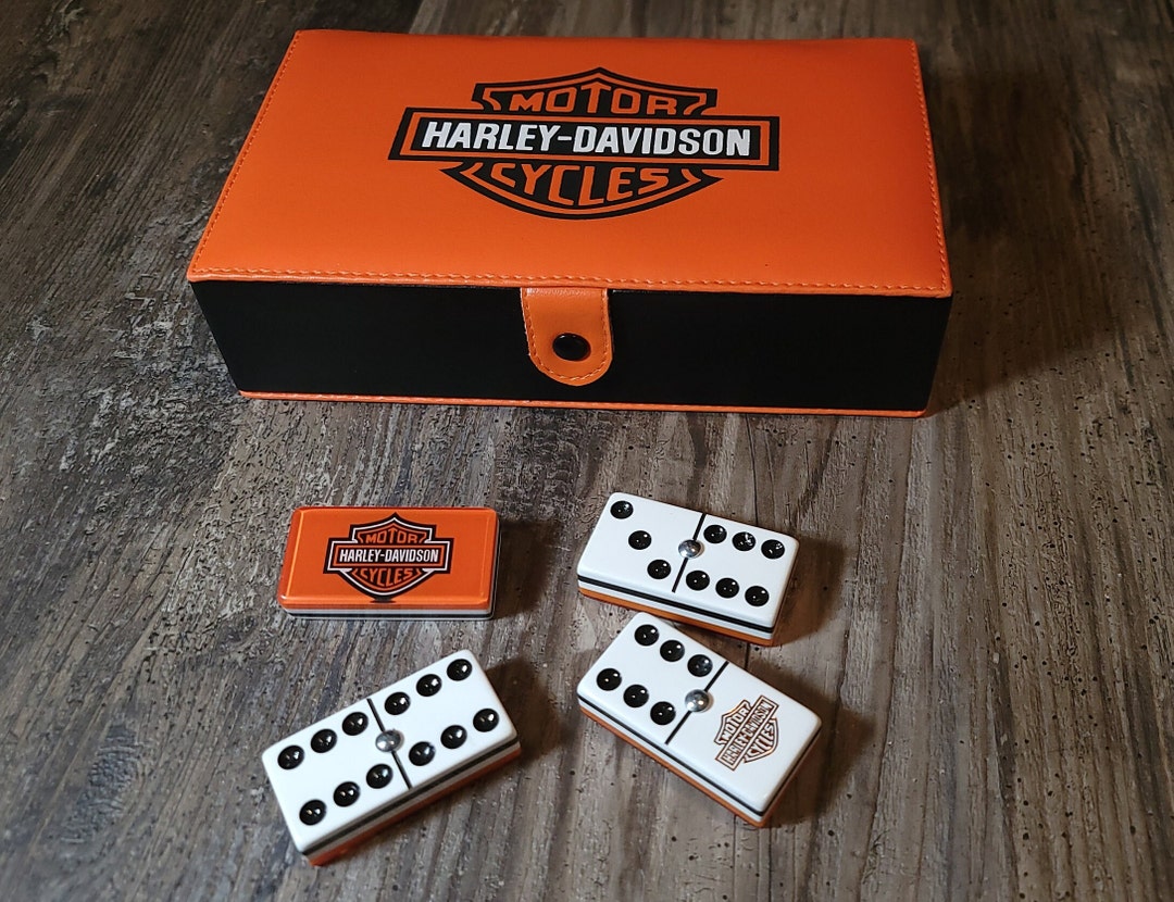 Harley Davidson Jumbo Size Jumbo Dominoes Domino Dominoes Etsy