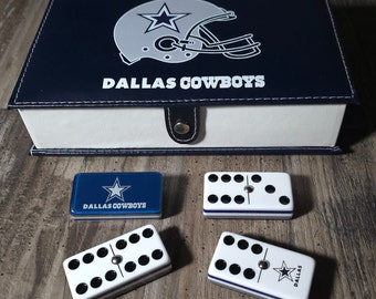 Dallas Cowboys Jumbo Dominosteine, Jumbo Dominosteine, Domino, Dominosteine, Domino-set, Domino-Set, Doppelsechs-Domino, NFL