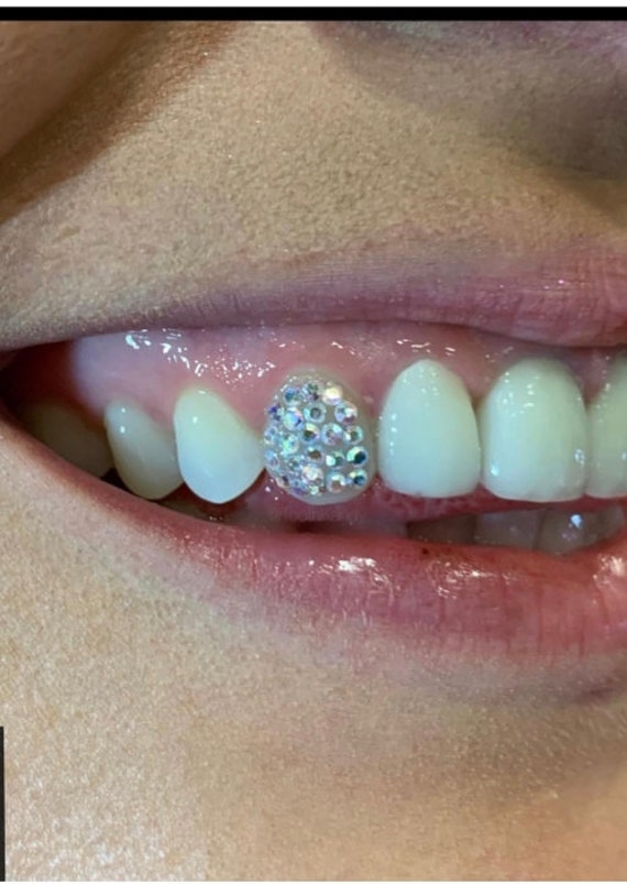 Dental Oral Teeth Diamond Tooth Gems Crystal Ornament Jewelry Kit Curing  Light