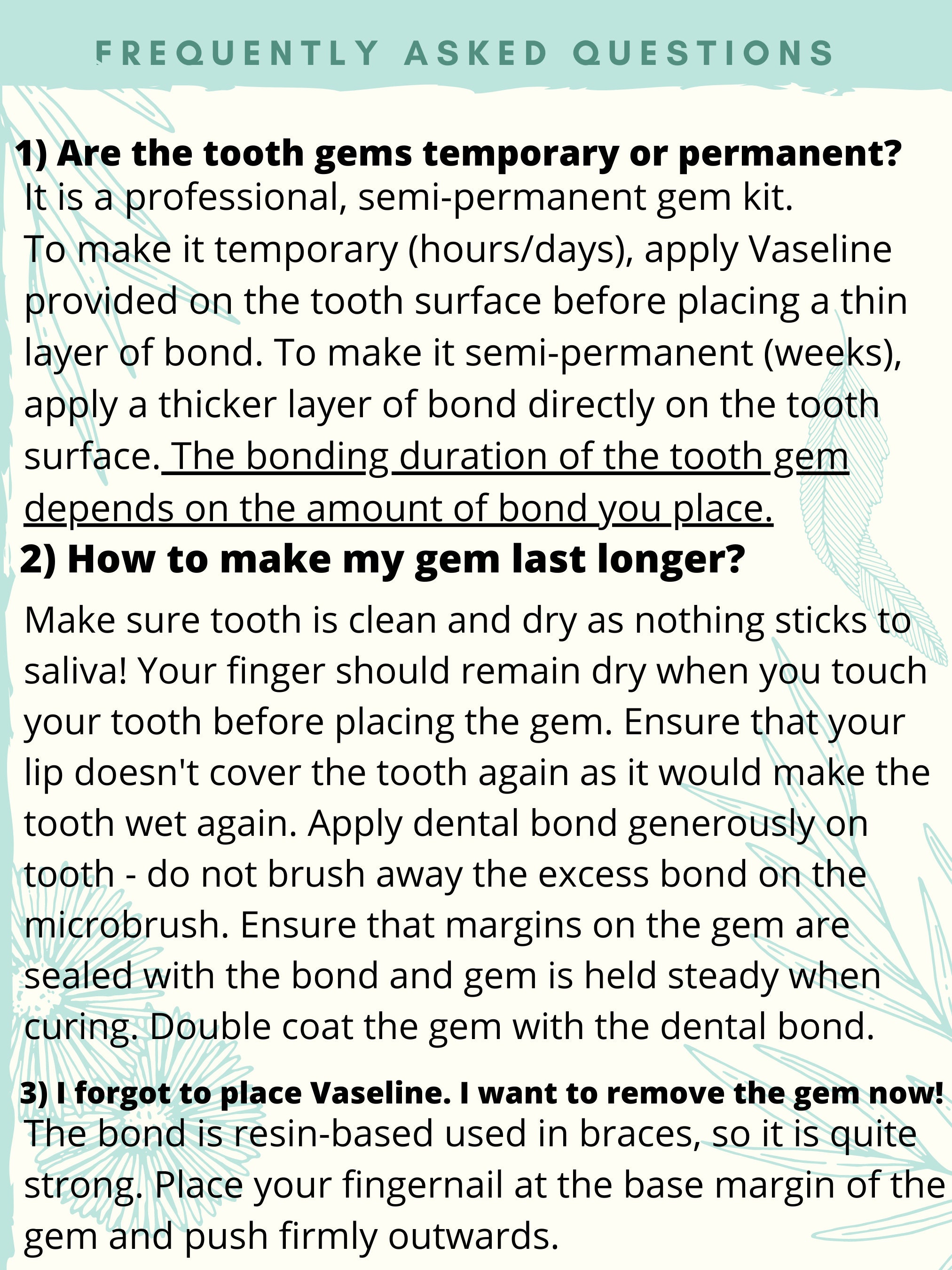 Gemstone Teeth Decoration Glue ââ‚¬â€œ Solidify Tooth Rhinestones UV Light  Hardening - Trendy Smile Jewelââ‚¬â„¢s Setter 7mL Bottle : : Home  & Kitchen