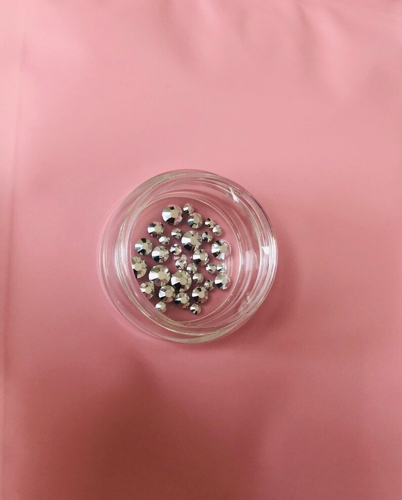 CLASSIC Swarovski Tooth Gem Kit Silver Rhinestones Various Etsy