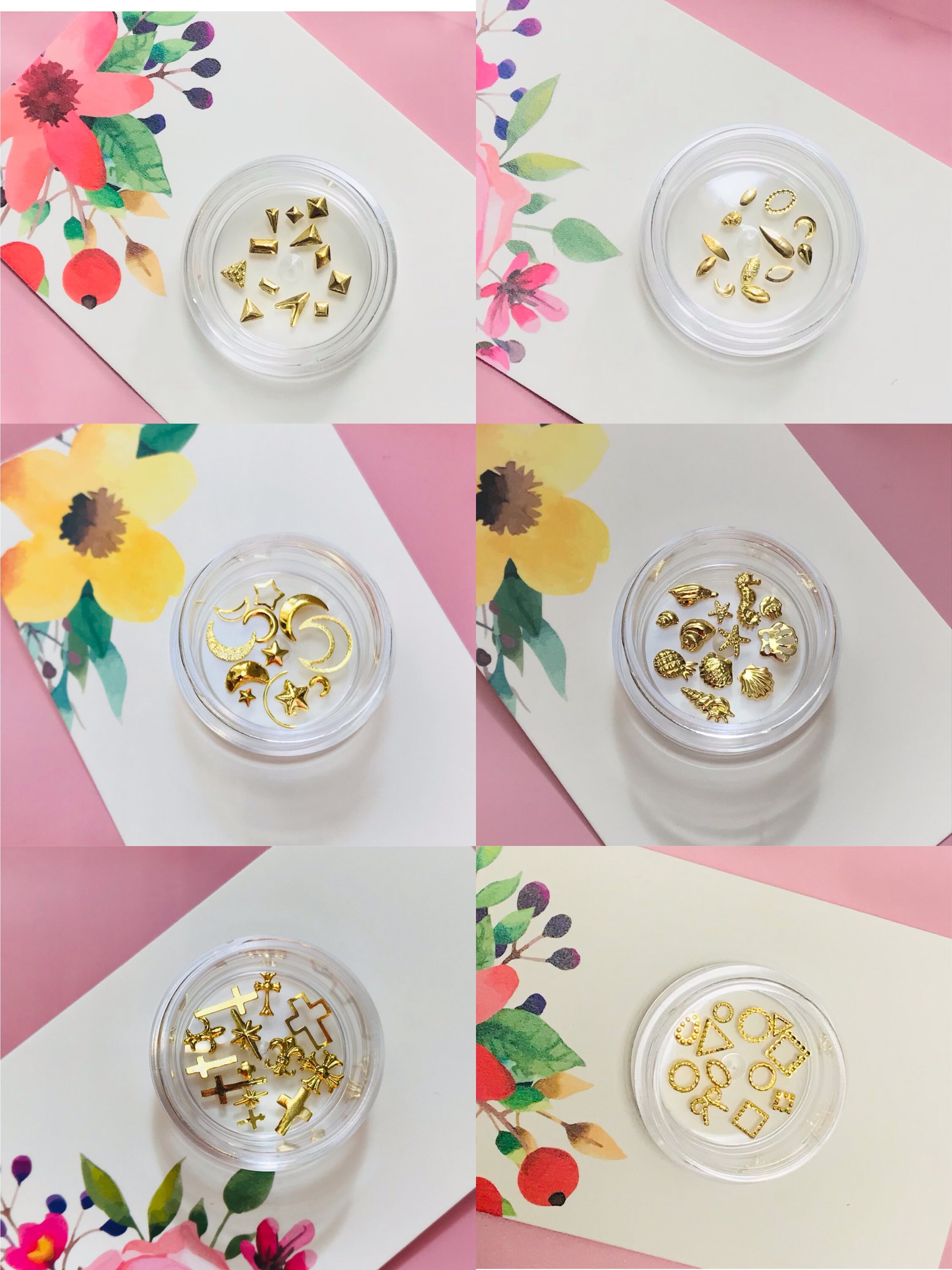 GOLD Gems 18k Plated - 72 Tooth Gems, 18k Gold Plated, Pack of 6, Sea…