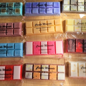 Sommerliche Duftwachs Tafeln, erfrischendes Duftwachs in fruchtigen Düften, DUFTWACHS, Schmelz Tafeln, Vegane Wachs Melts, 100 % Handmade