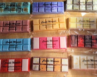 Sommerliche Duftwachs Tafeln, erfrischendes Duftwachs in fruchtigen Düften, DUFTWACHS, Schmelz Tafeln, Vegane Wachs Melts, 100 % Handmade