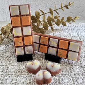 Milk & Honey, SnapBar WaxMelt, 100% Vegan, Ręcznie robiony, zapachowy wosk do lamp zapachowych.
