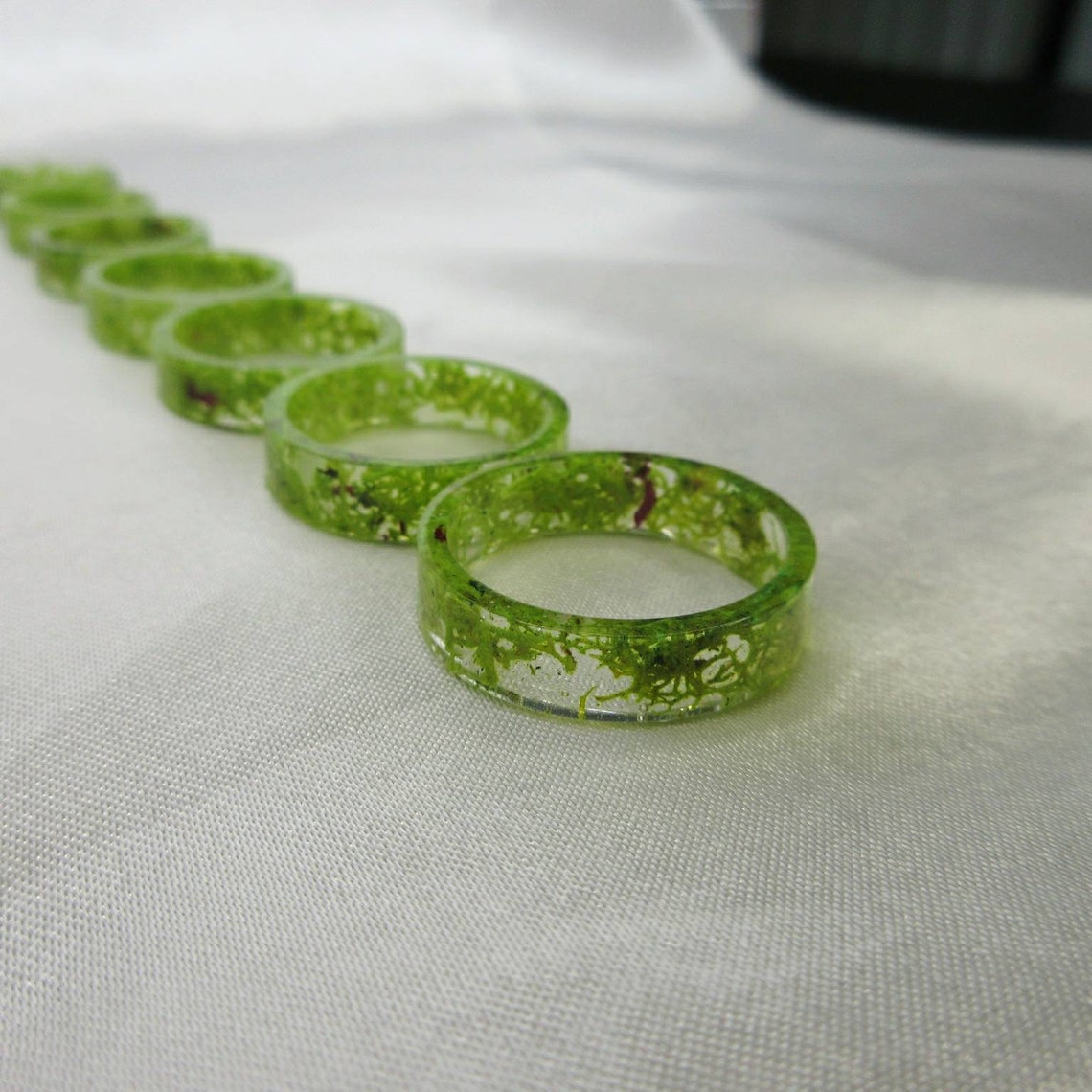 Real Moss Ring Etsy