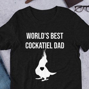 World's Best Cockatiel Dad Short-Sleeve Unisex T-Shirt