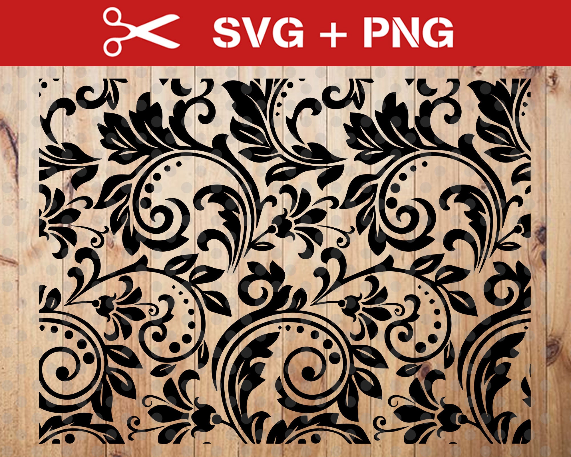 Tooled Leather Pattern SVG