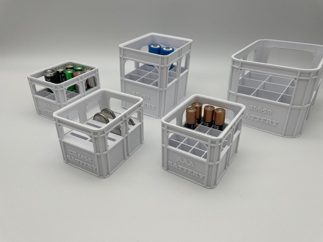 Battery Crates/ Boxes Beer Crate Milk Crate Design AA AAA 18650 26650