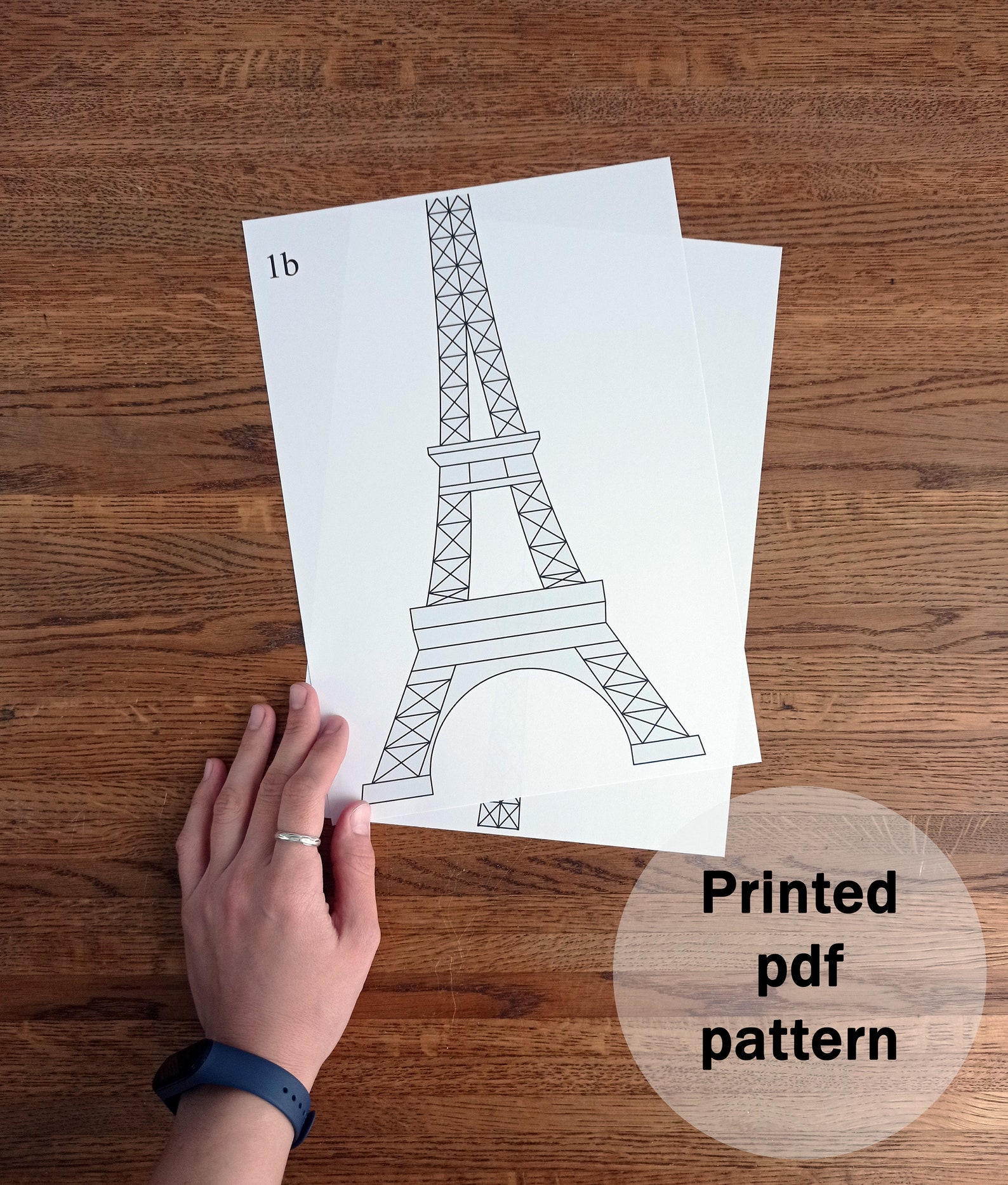 String art pattern printable Eiffel Tower DIY string art Etsy