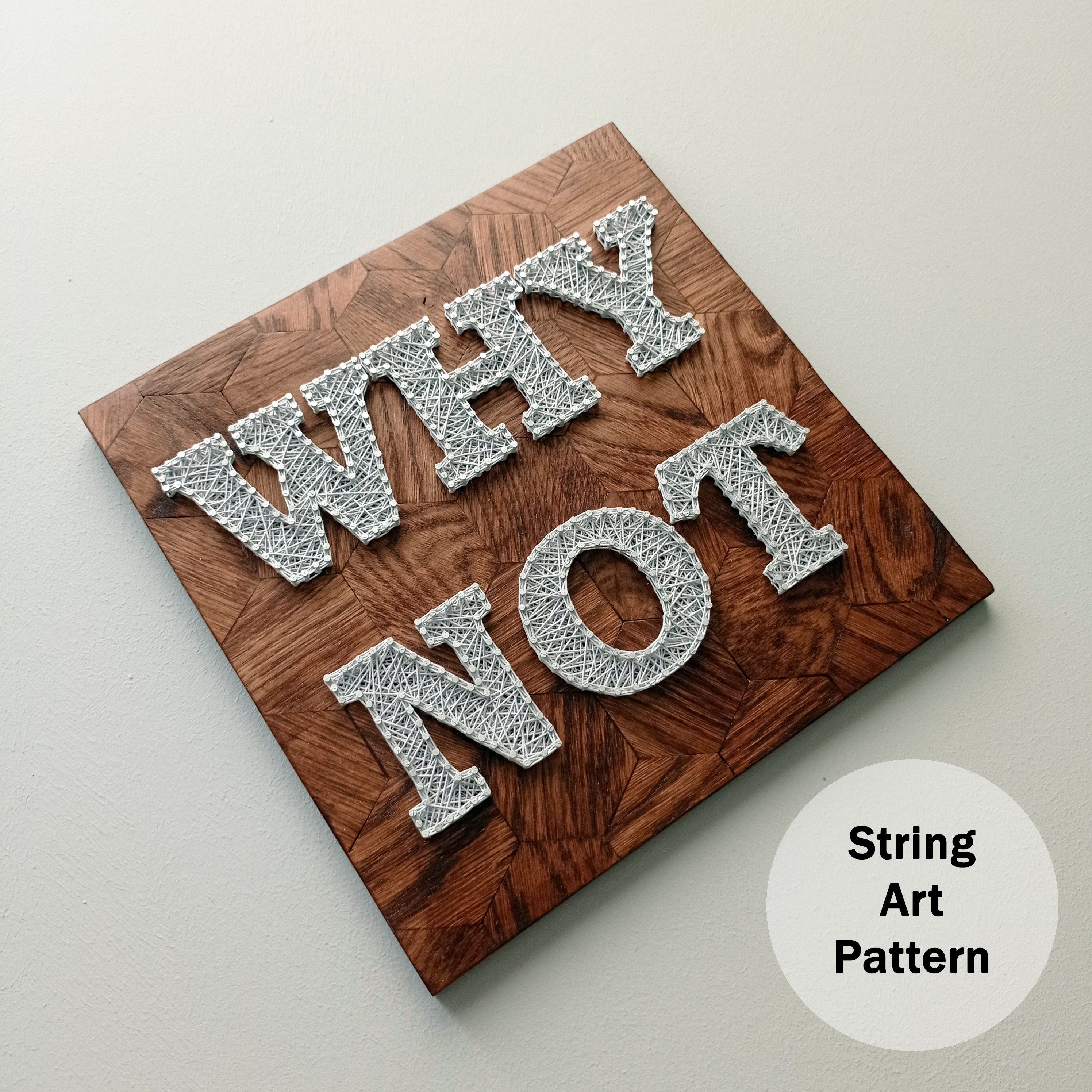 String art pattern printable String art motivational quotes Etsy